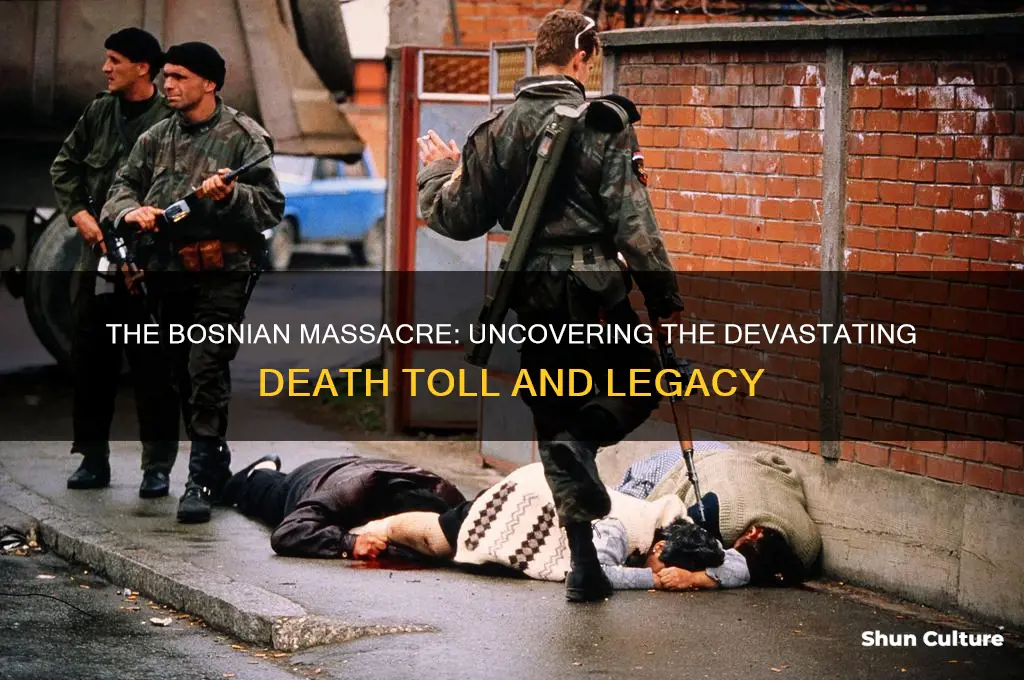 how many people die in the bosnian massacre