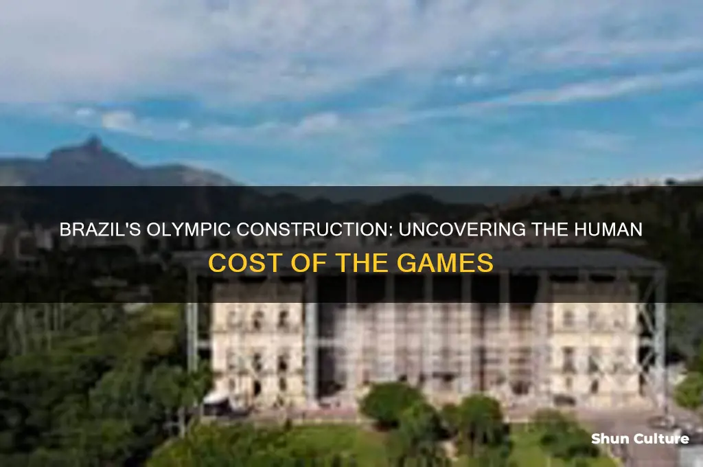 how many people died building brazil olympic