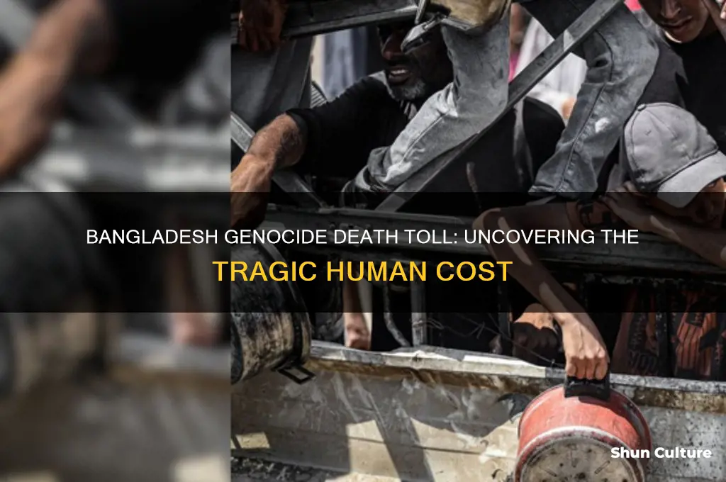 how many people died in bangladesh genocide