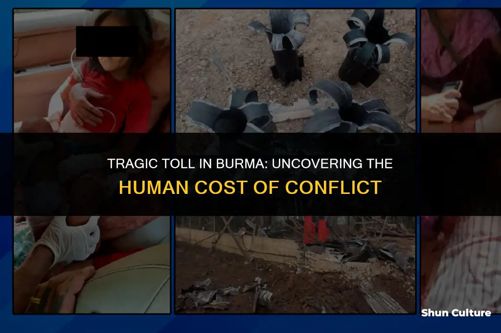 how many people died in burma