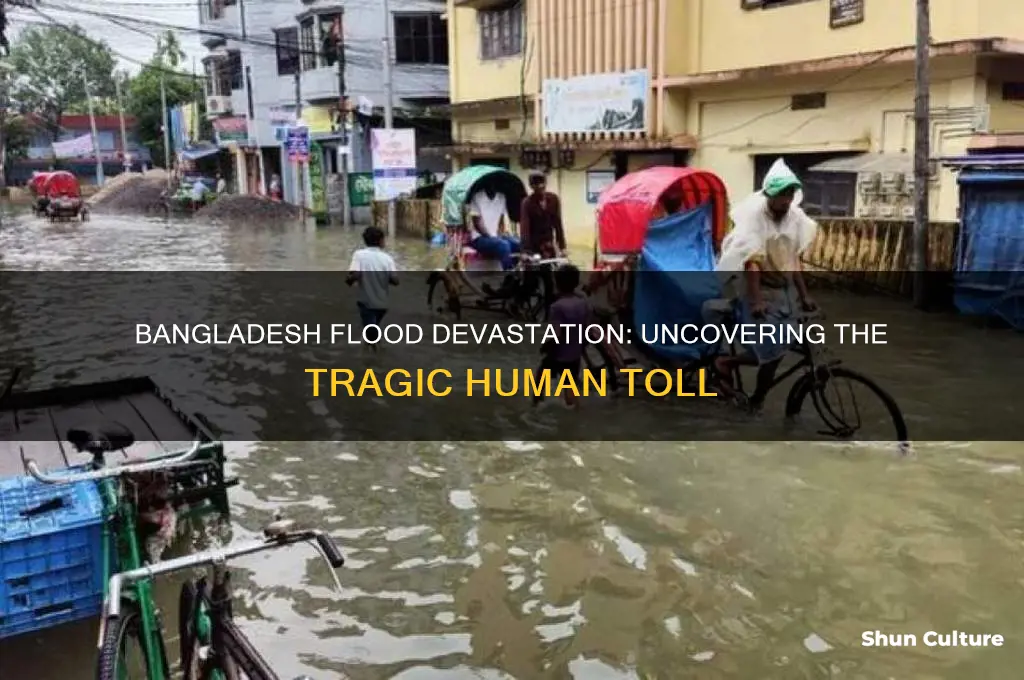 how many people died in the bangladesh flood