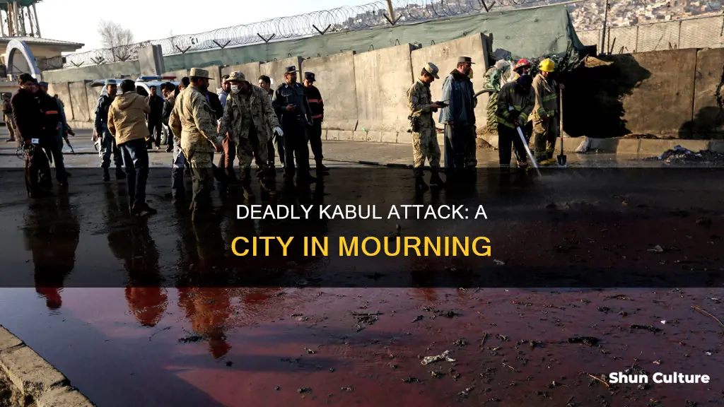 how many people died in the kabul afghanistan terrist attack