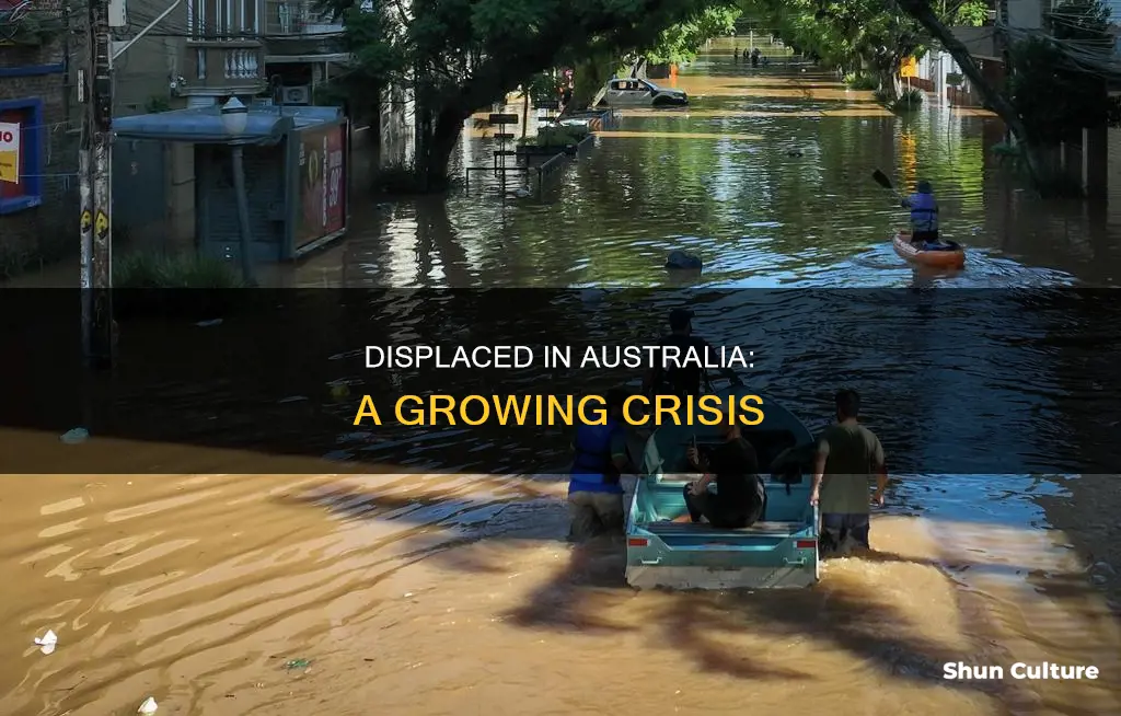 how many people displaced in australia