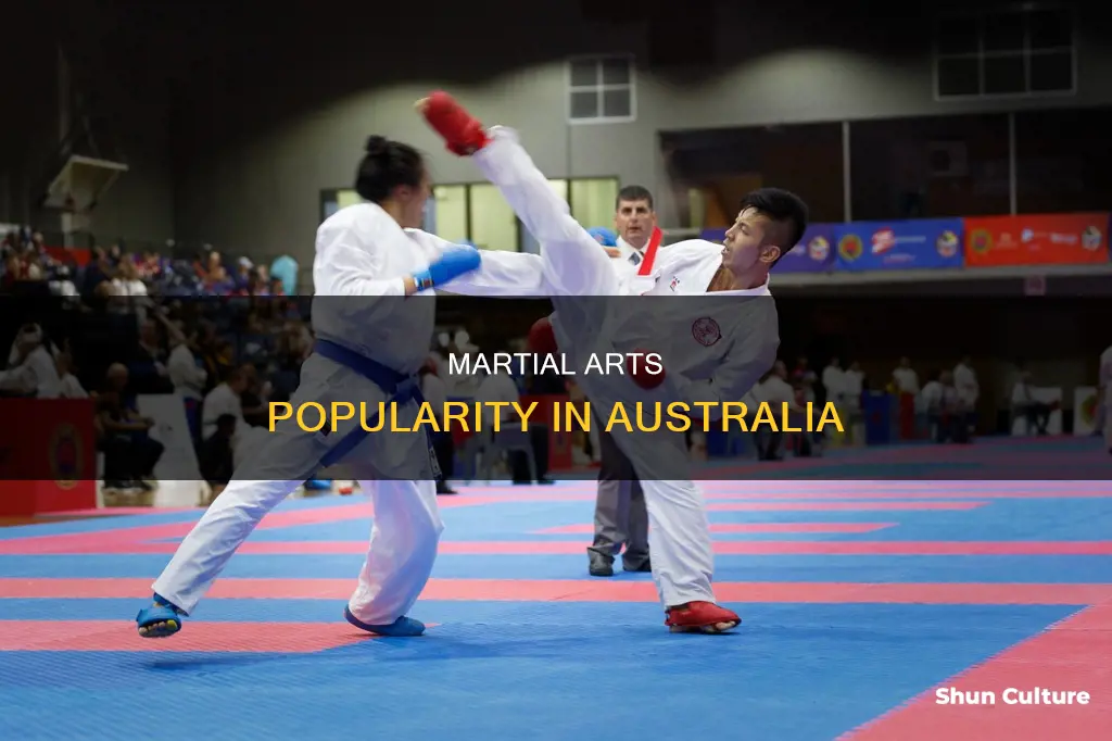 how many people do martial arts in australia