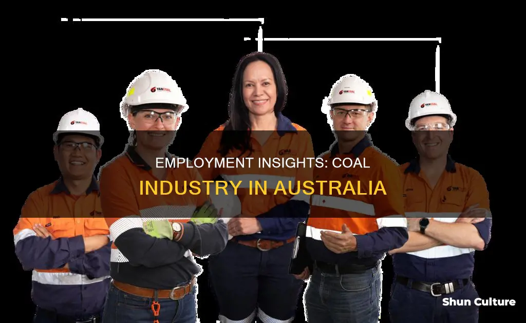 how many people employed in coal australia
