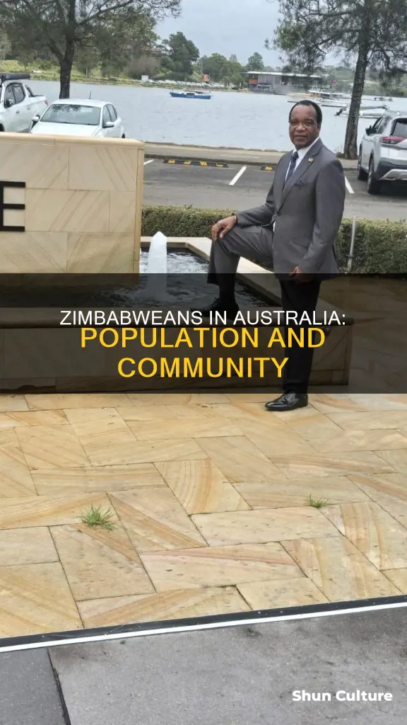 how many people from zimbabwe live in australia