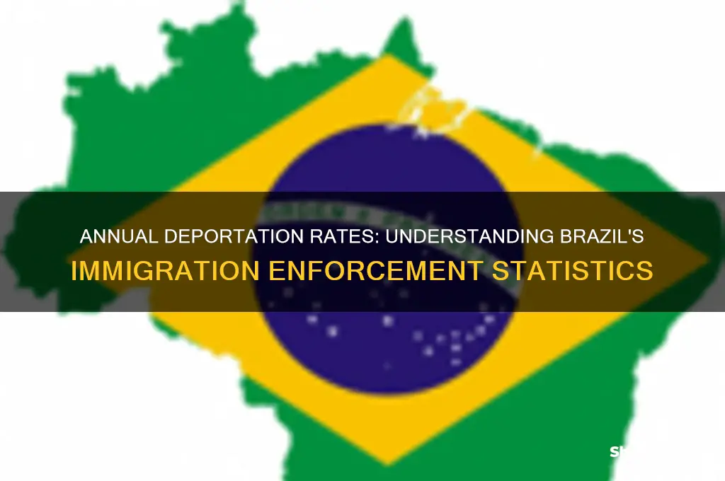 how many people get deported from brazil per year