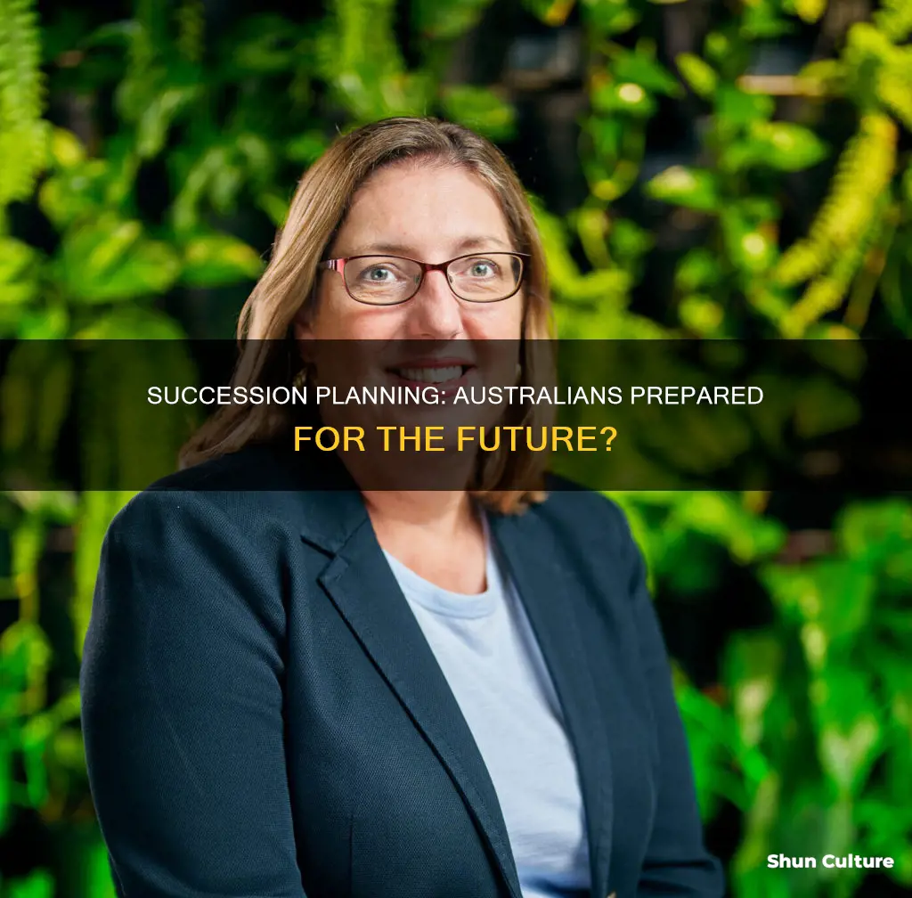 how many people have a succession plan in australia