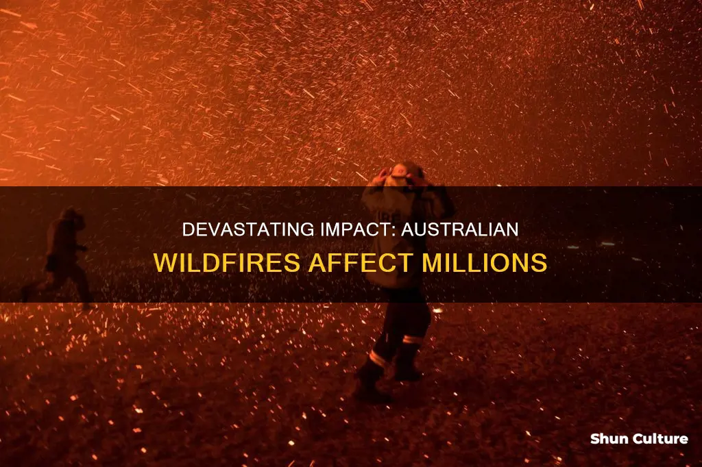 how many people have been affected by the australian wildfires