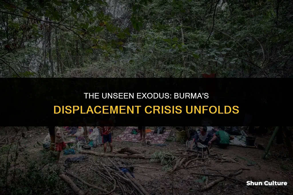 how many people have been displaced from burma
