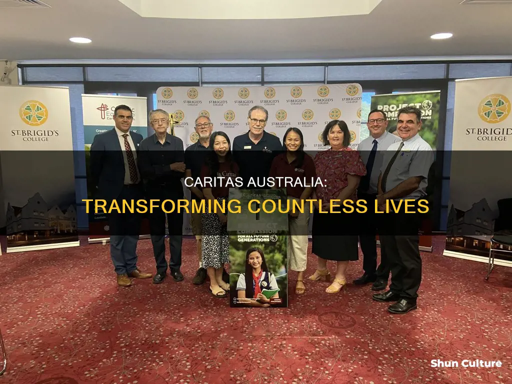 how many people have caritas australia helped