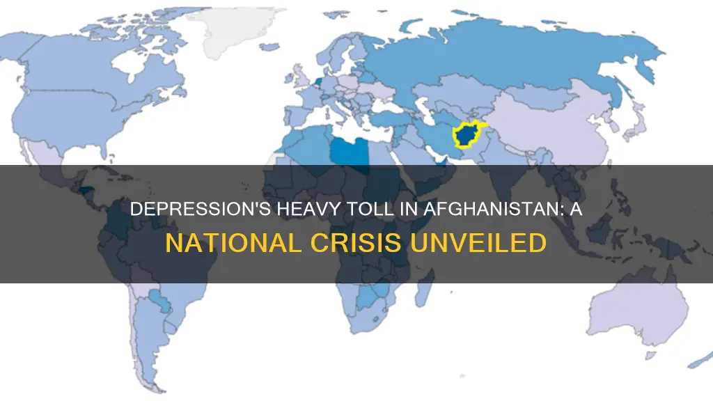 how many people in afghanistan have depression