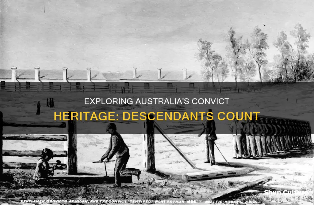 how many people in australia are decended from convicts