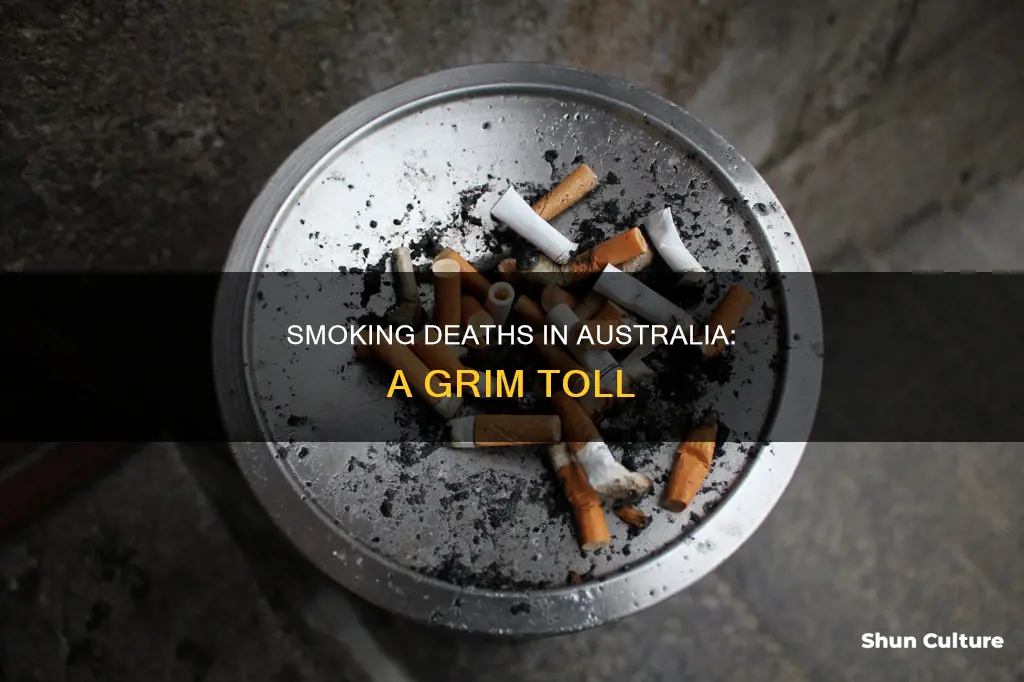 how many people in australia have died from smoking
