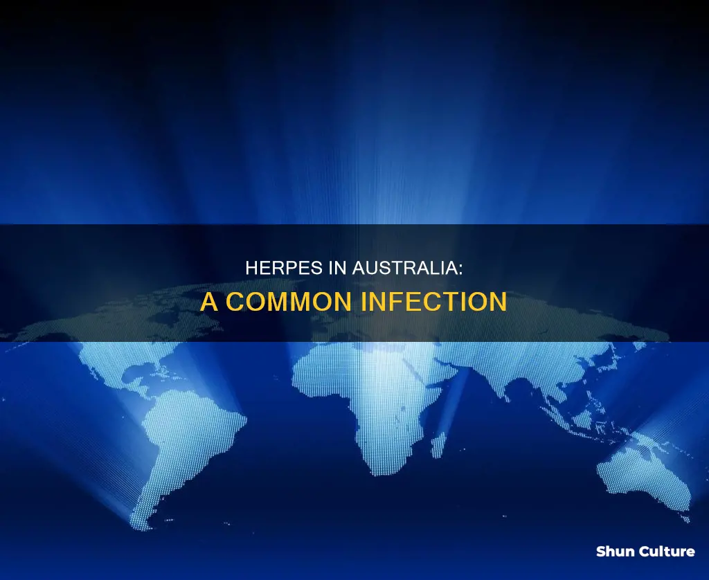how many people in australia have herpes