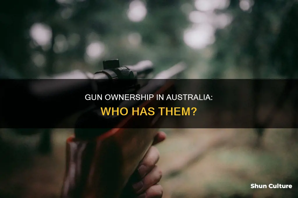 how many people in australia own guns