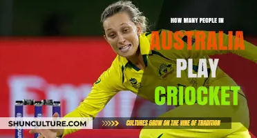 Cricket Players in Australia: A Large Number?