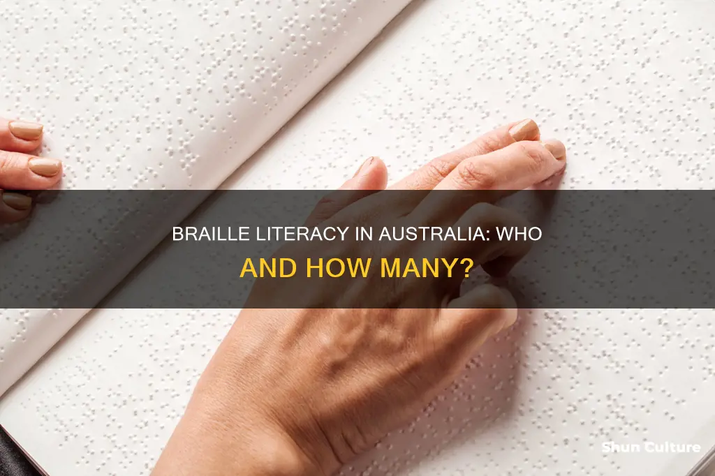how many people in australia read braille