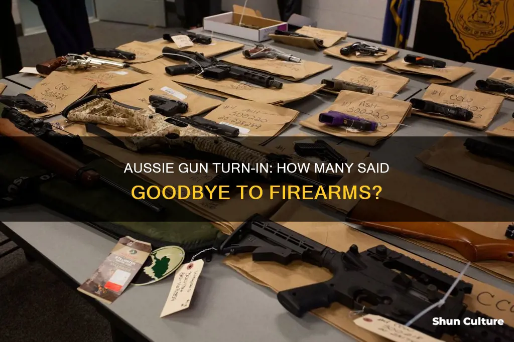 how many people in australia turned in their guns
