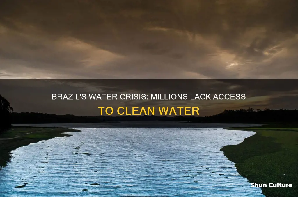 how many people in brazil dont have clean water