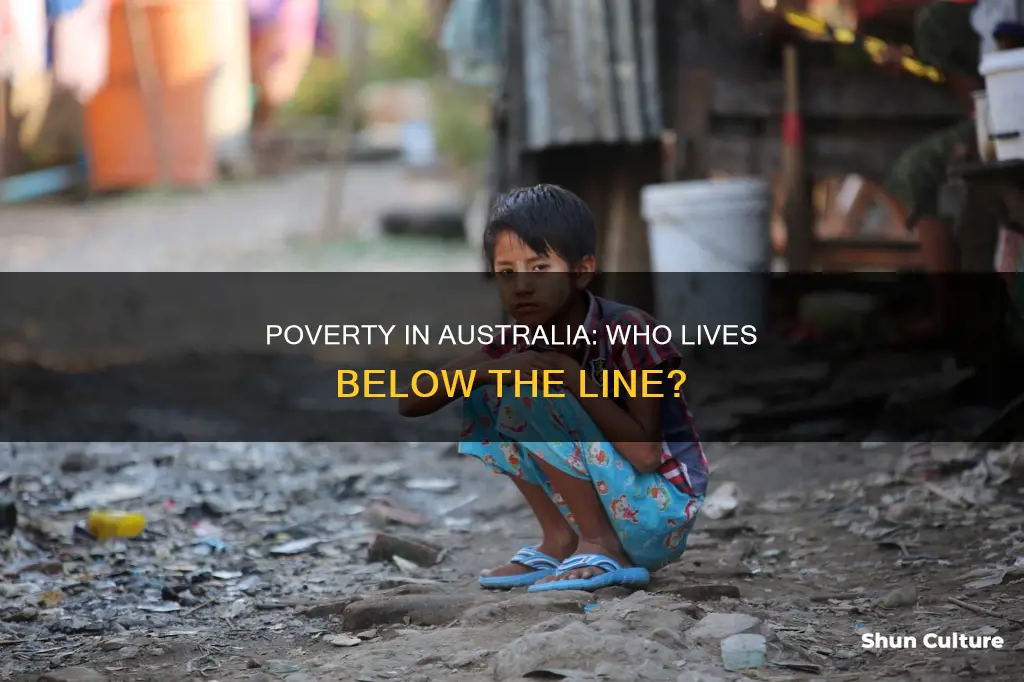 how many people live below the poverty line in australia