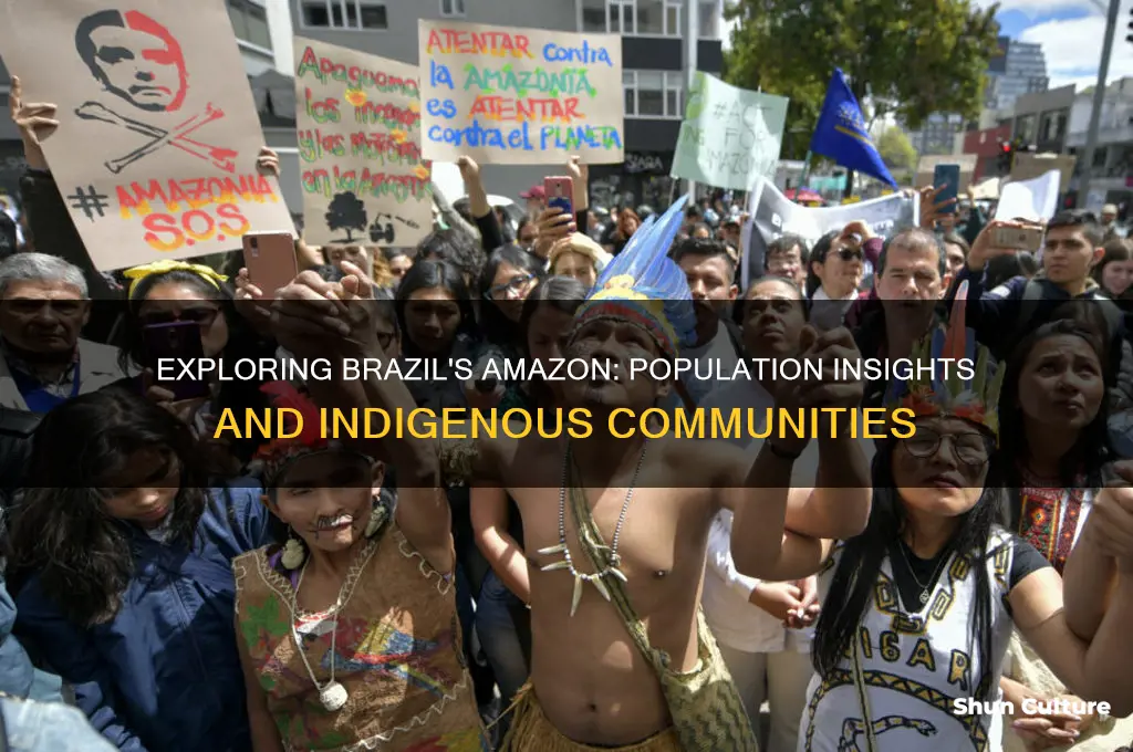 how many people live in the amazon rainforest in brazil