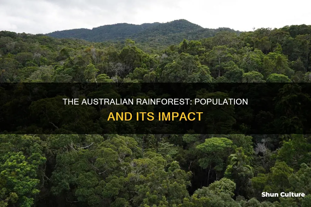 how many people live in the australian rainforest