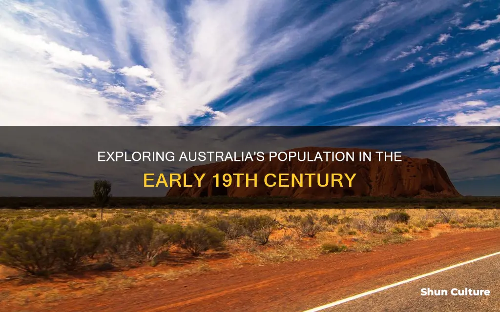 how many people lived in australia in 1800
