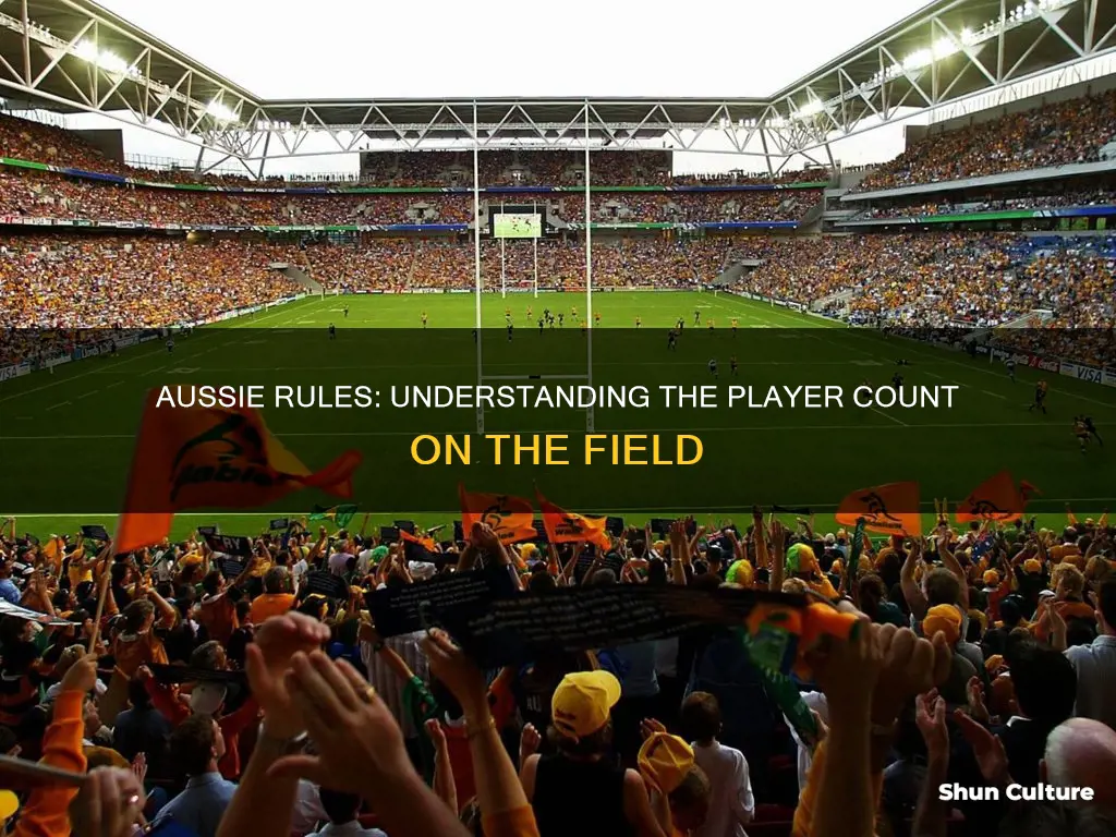 how many people on australian football field
