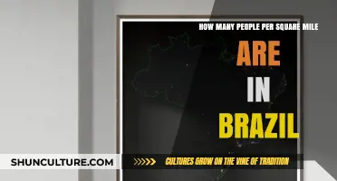 Brazil's Population Density: People per Square Mile Revealed
