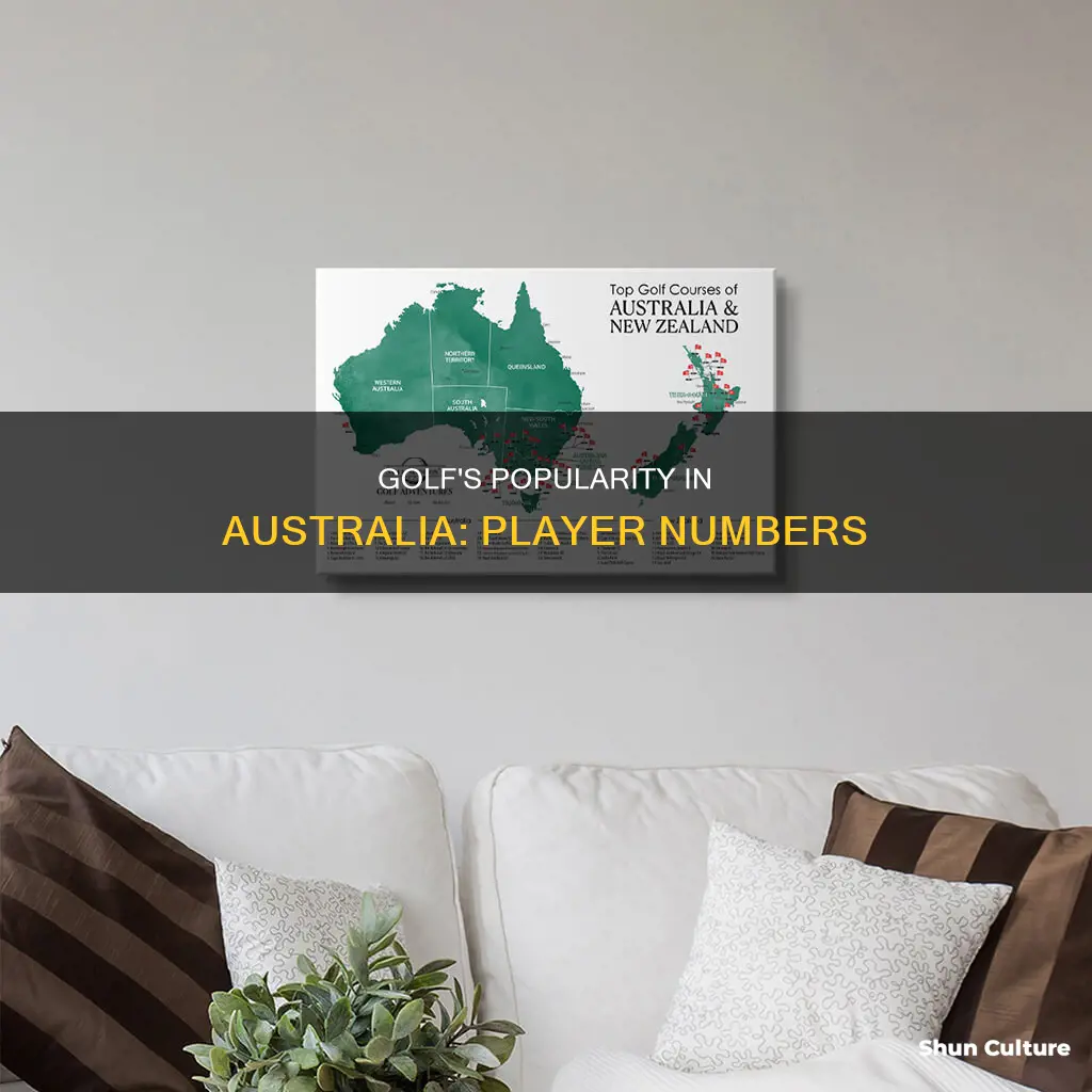 how many people play golf in australia