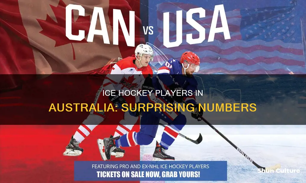 how many people play ice hockey in australia