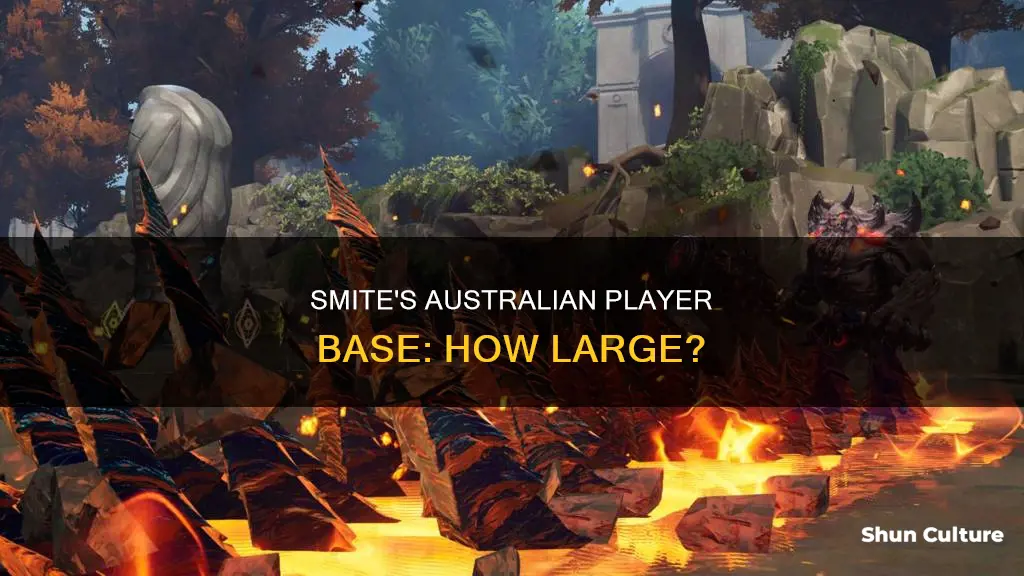 how many people play smite in australia