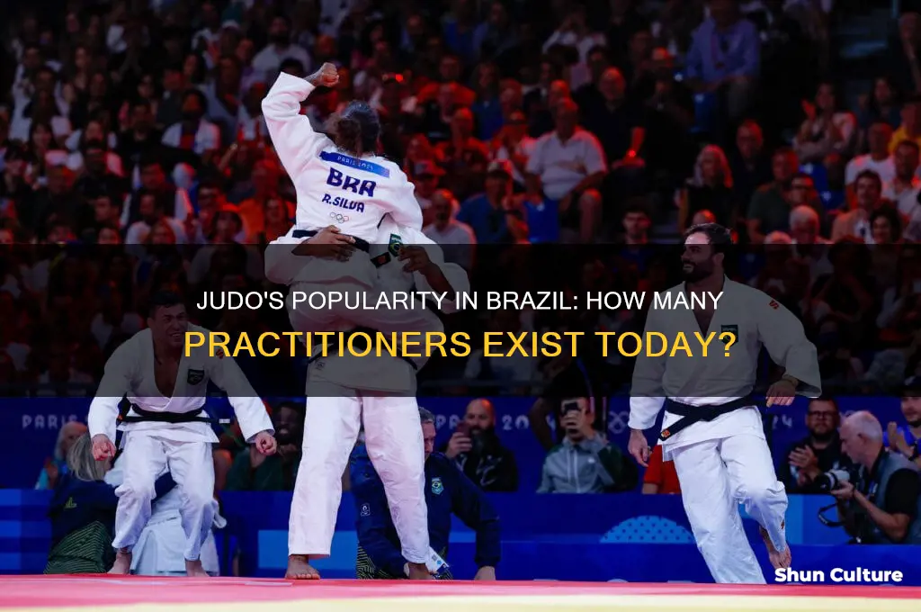 how many people practice judo in brazil
