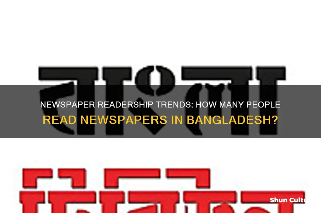 how many people read newspaper in bangladesh