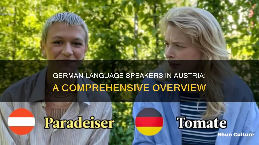 how many people speak germen in austria