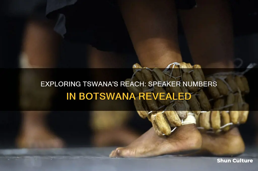 how many people speak tswana in botswana