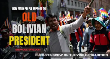 Support for Bolivia's Ex-President: Gauging the Sentiment