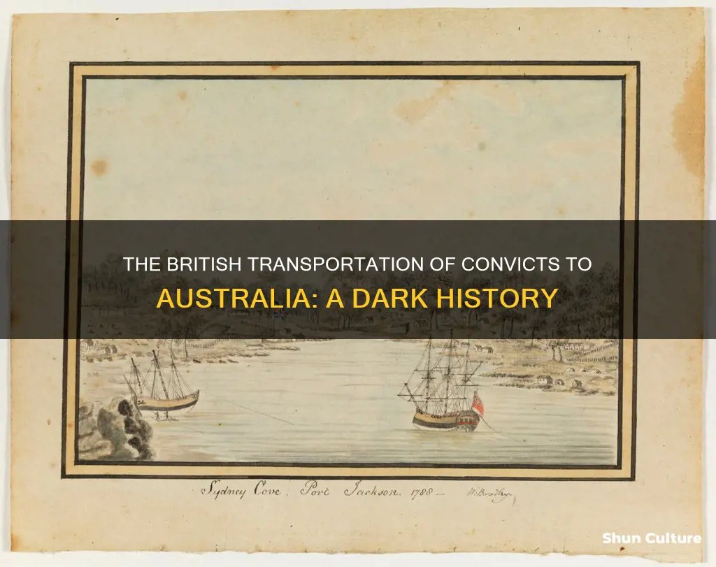 how many people transported to australia by british