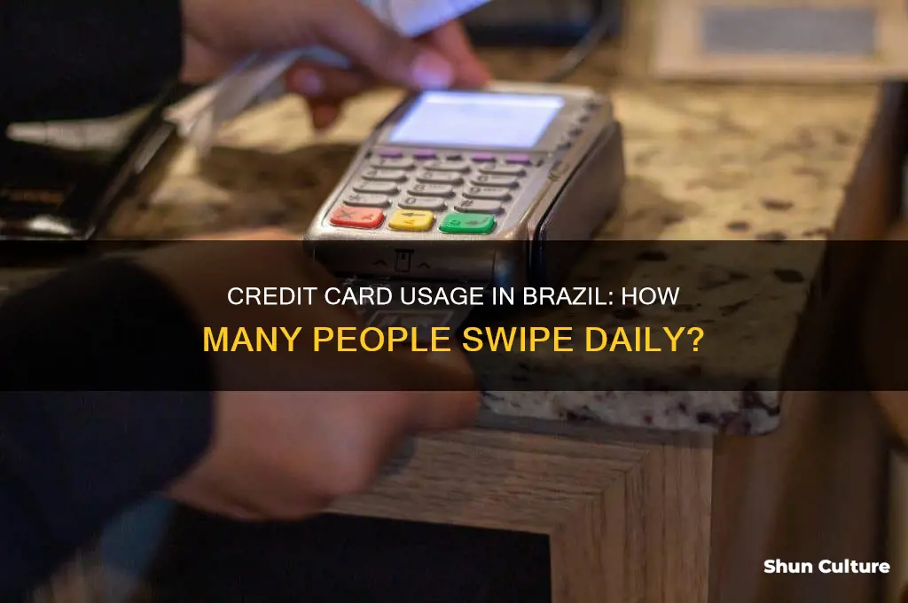 how many people use credit cards in brazil