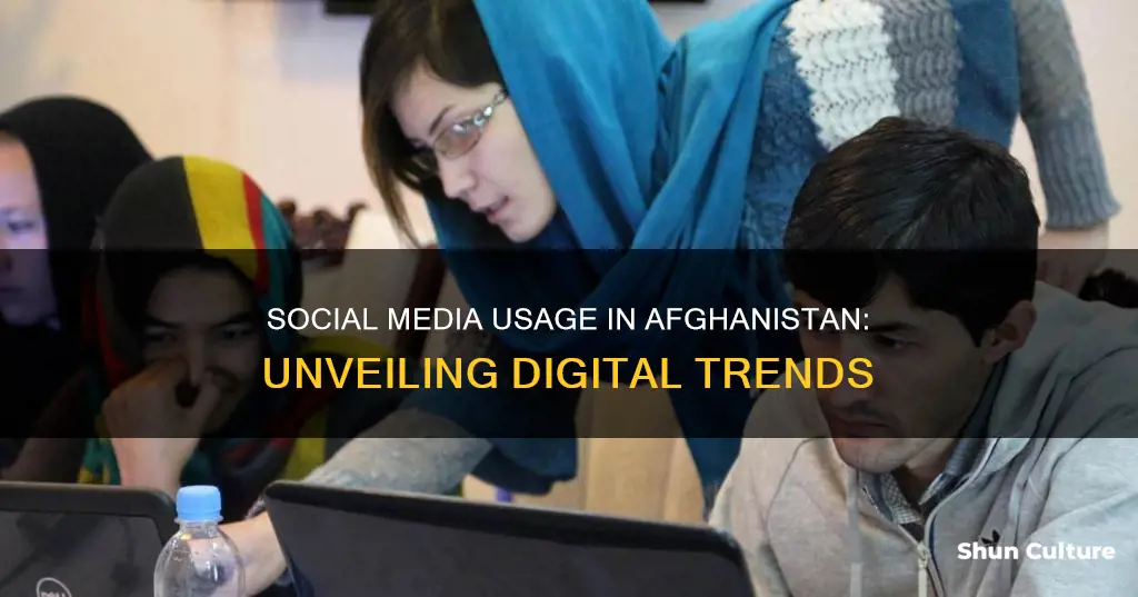 how many people use social media in afghanistan