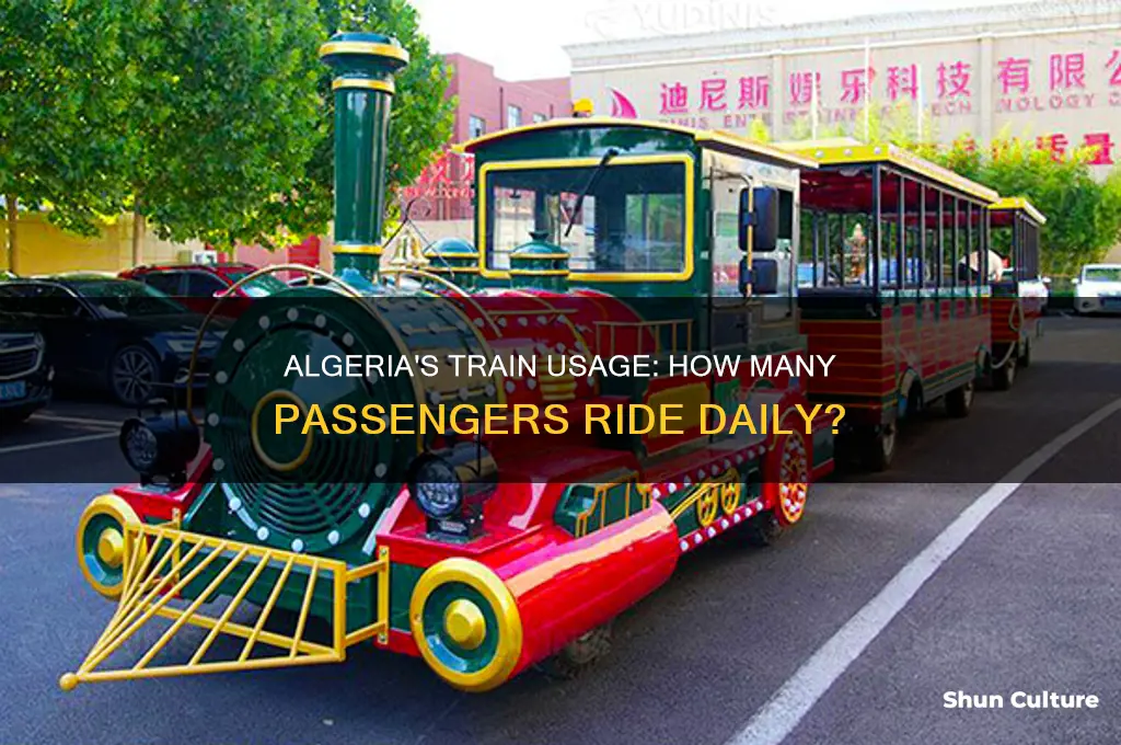 how many people use the trains in algeria