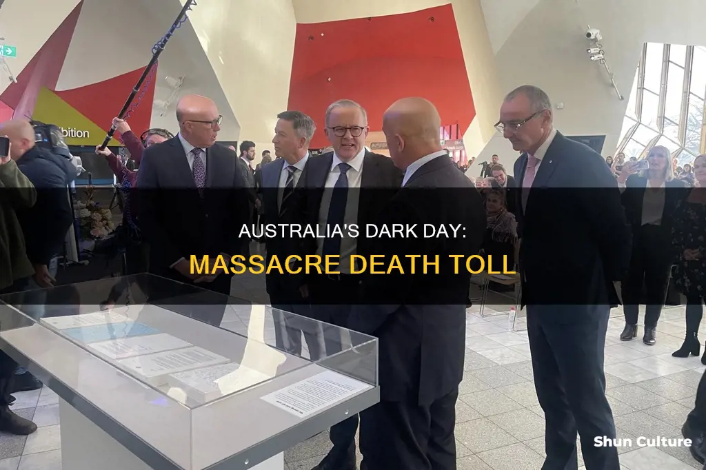 how many people were killed in the 1996 australia massacre