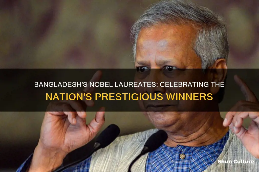 how many people win nobel pricne in bangladesh