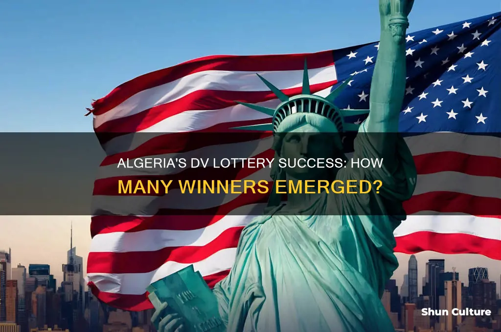 how many people won dv lottery from algeria