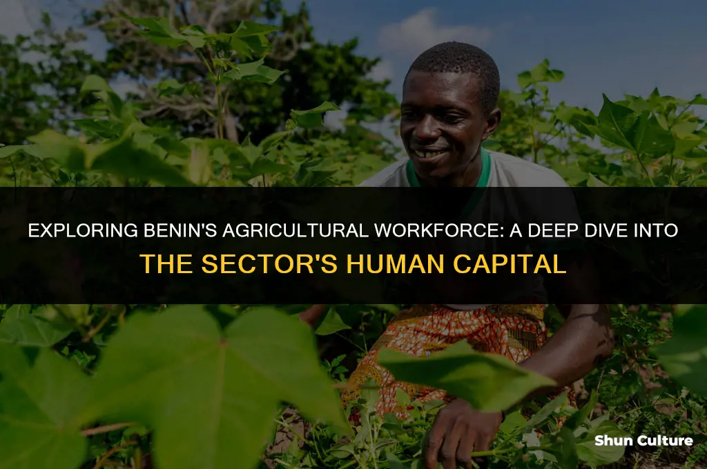 how many people work in agriculture in benin