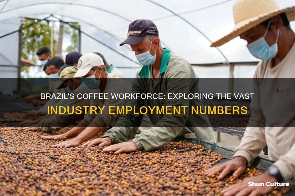 how many people work in coffee in brazil