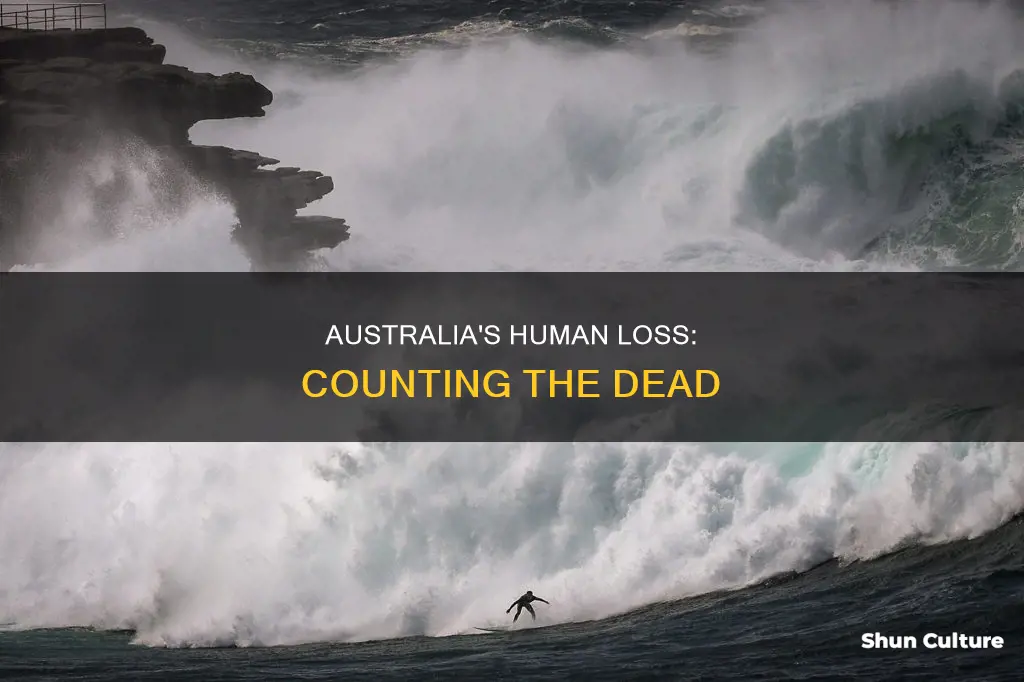 how many peoples died in australia