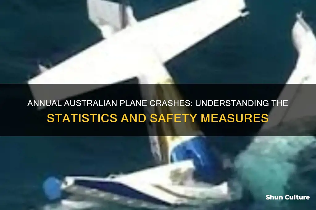 how many planes crash a year in australia