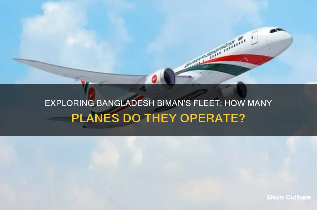 how many planes does bangladesh biman have